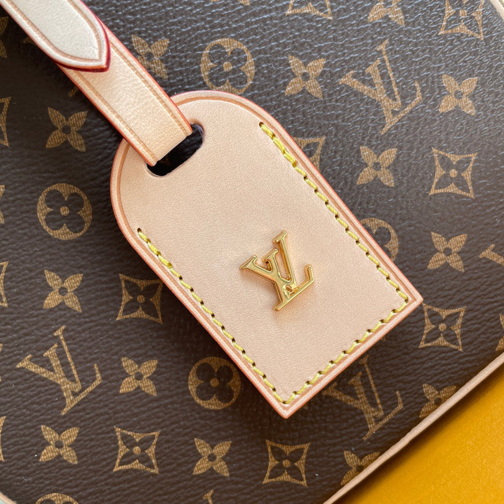 LOUIS VUITTON LV 25S PETITE BOITE CHAPEAU 17 IN BROWN MONOGRAM COATED CALFSKIN