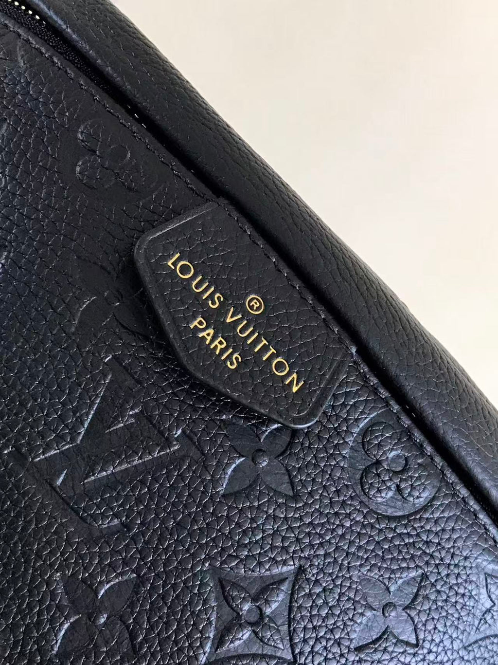LOUIS VUITTON PRE-LOVED BUMBAG 37 IN BAG EMBOSSED MONOGRAM CALFSKIN TP3